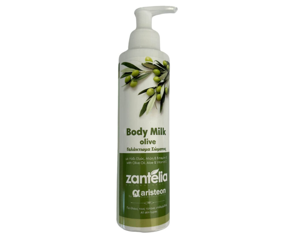 Zantelia niisutav ihupiim oliiviõli, aaloe ja E-vitamiiniga 250ML